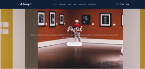 Artist Portfolio Design 03