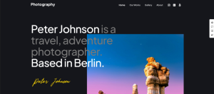 Freelance Photographer Design 14