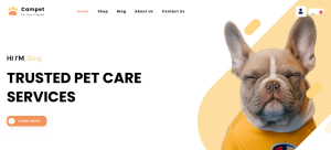 Pet Care shop Design 01